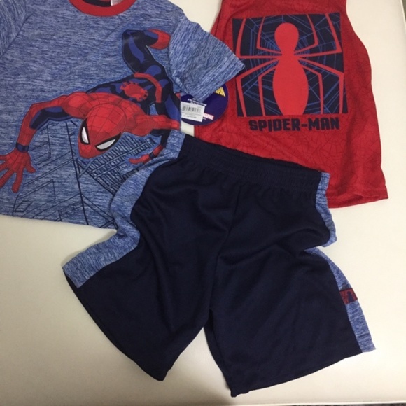 Marvel Spiderman 3 pieces shorts set - Picture 3 of 6